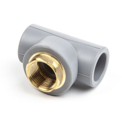 Тройник комбинированный противопожарный "ABN" (вн) - 20 х 1/2" полипропилен