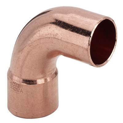 Отвод медь пайка однораструбный  90  градусов Ø 35 VIEGA
