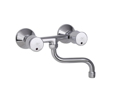 306 SPEKTRUM CER  Смеситель для мойки, настенный, излив 125 мм. с керамической кран-буксой MOFEM