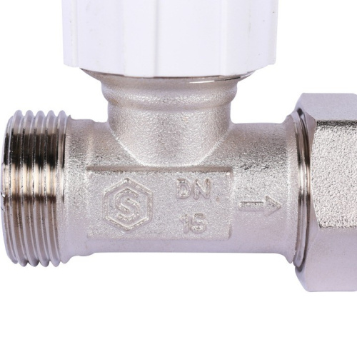 Клапан термостатический прямой (подключение ЕК) 1/2" х 3/4"ЕК SVT-0001-100015 STOUT 