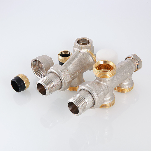 Термостатический узел для нижнего подкл. рад. Однотрубная система (комплект) 1/2"х50% VT.225K.N.E040