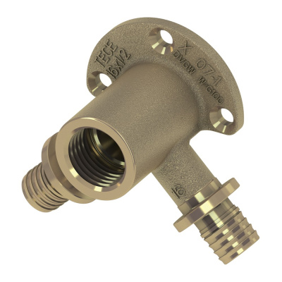 TECEflex Водорозетка проходная 16х 1/2''  768501 