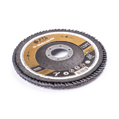 Круг лепестковый для шлифования по металлу FTL Excel 29 125 х 22,2 мм P80