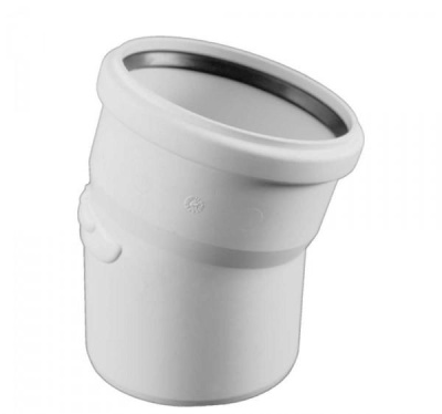 Отвод DN 110 x 30 мм   REHAU Raupiano Plus (Цвет Белый)                                 11234341001