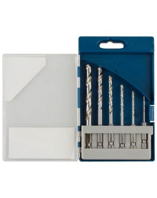 Набор сверел по мет. для шуруповерта ЗУБР "ЭКСПЕРТ" Сталь Р6М5,угол заточки 135 6 шт.уп.
