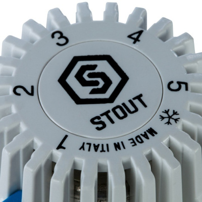 Головка термостатическая М30х1,5 газо-жидкостная +6°С до +28°С  SHT-0001-003015 STOUT