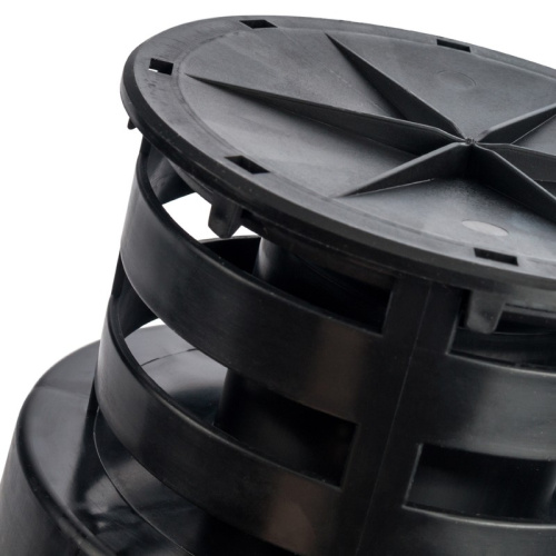 Оголовок STOUT диаметр Ø 60/100 дымохода вертикальный конденсационный замыкающий участок