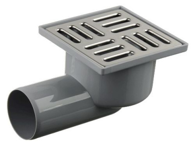 Трап ANI гор. вып. 50 нерж. реш. 10*10 ТА5102