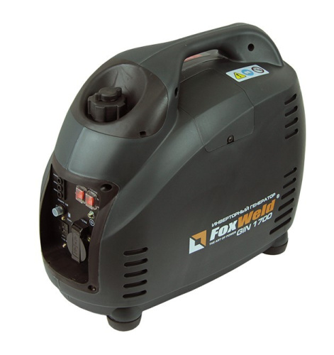 Инверторный бензиновый генератор GIN 1700,220/12V, 1.5 кВт ,руч. пуск ,бак 3.6л ,4.0A , FOXWELD