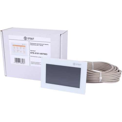 Проводная контрольная панель управления M-7, белая STE-0101-007003 STOUT