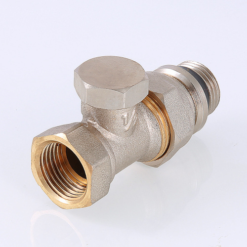 Клапан НАСТРОЕЧНЫЙ прямой  1/2"  со сгоном. Резьба внутренняя - наружная VALTEC (c доп.уплотнением)