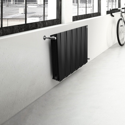 Радиатор PIANOFORTE BIMETALL 500. 14 секций  500 х80х 1400; ROYAL  2450 Вт Noir Sable (Черный)