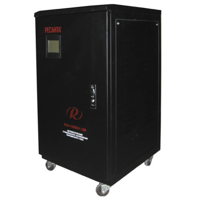 Стабилизатор АСН- 15 000/1-ЭМ РЕСАНТА электромеханический однофазный мощный