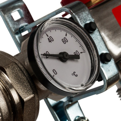 Комплект коллекторный блок с расходомерами STOUT 1"х 12 вых x 3/4" SMS 0907 000012 нерж. сталь