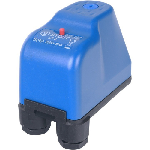 Реле сухого хода для насоса LP/3, 0-4 бар, 1/4 с накидной гайкой STOUT SCS-0001-000003