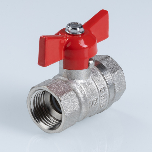 Кран шаровый ГОСТ Р 59553-2021, Бабочка рукоятка 3/4" вн.-вн. VALTEC  VT.122.N.05