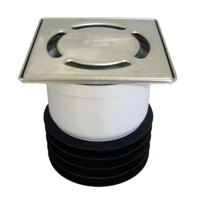 HL 73Pr DN110 Трап универсальный с сухим сифоном, нержавеющая сталь V2A, пропус способность 0,46 л/с