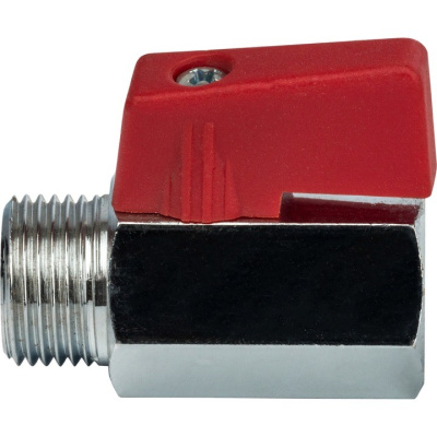 Кран шаровой  МИНИ  3/8" резьба внутренняя - наружная STOUT SVB-0022-000010