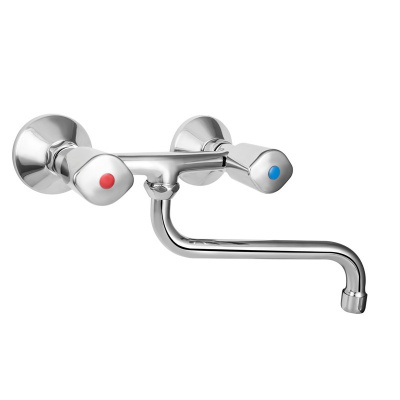 306 ROMANTIK   Смеситель для мойки, настенный, излив 125 мм. с классической кран-буксой MOFEM 