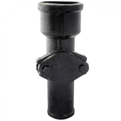 Ревизия чугунная канализационная Ø 100 мм ч/к чёрная ТУ49255010028458193