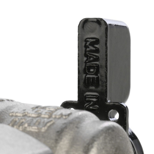 Полнопроходной шаровый кран со сгоном угловой  1/2" ручка бабочка резьба внутренняя - наружная STOUT