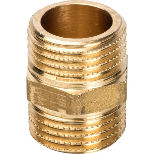 Фитинг  STOUT Ниппель 1/8  SFT-0003-001818 наружная резьба латунь 