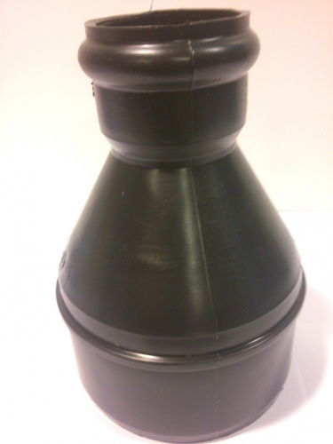 Переход канализационный черный Ø 108 (ДУ 100) х Ø 50 (ДУ 48)