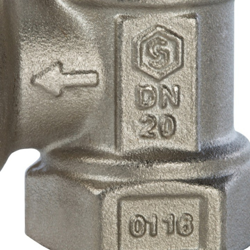 Клапан термостатический угловой 3/4" со сгоном. Резьба внут - нар  SVT 0004 000020 STOUT