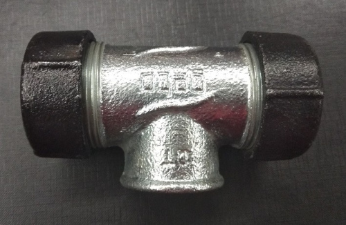 Элемент соединительный ТК (тройник) 2" GEBO 50х2"ВРх50