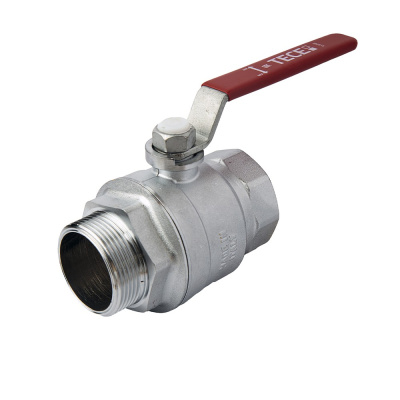 TECE Кран шаровой полнопроходной 2" внут-нар резьба, ручка - рычаг красный 13300020