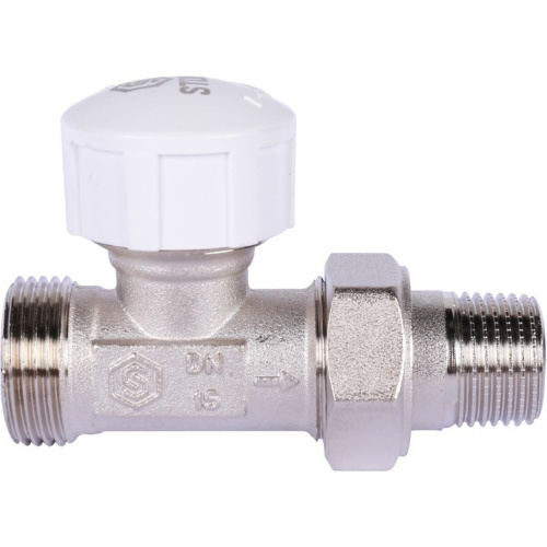 Клапан термостатический прямой (подключение ЕК) 1/2" х 3/4"ЕК SVT-0001-100015 STOUT 