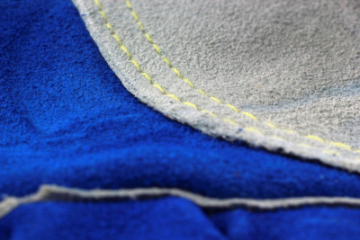 Краги спилковые широкие "КОСМОС" ,длина 36 см, подклад Х/б ,размер XL , FOXWELD