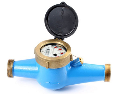 Счетчик воды ВКМ-25М, для ХВС, L=260 мм, МОКРОХОДНЫЙ, многоструйный, со сгонами, крыльчатый IP68 