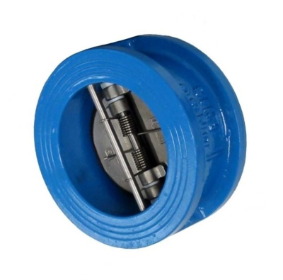 Обратный клапан двухдисковый Ду 40 Ру 16 из чугуна AquaFix