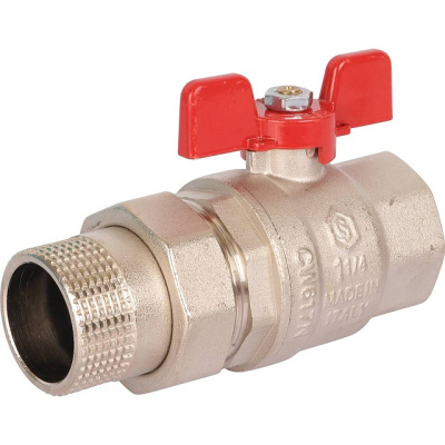 Полнопроходной шаровый кран со сгоном 1,1/4