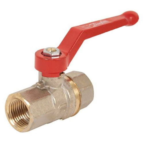 Кран шаровый муфтовый полнопроходной тип BVR (1 1/4) ДУ-32; KVS-84; Ру бар 40 DANFOSS