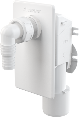 Обратный клапан для стиральной машины под штукатурку, белый  APS4  ALCAPLAST