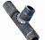 Спецсгон со спускником  Ø 1,1/4"        Черный
