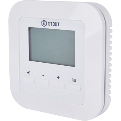 Проводной комнатный двухпозиционный регулятор ST-295v3, белый STE-0101-029531 STOUT
