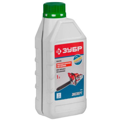 Смазочный материал ЗУБР 1л, для пильных механизмов,полусинтетическое (-30С)
