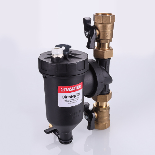 Фильтр-дешламатор с пластиковым корпусом (Dirstop XL, модель 2022), 1 1/4" VT.382.BX.07  VALTEC