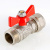 Кран шаровый под обжим, рукоятка бабочка 16х1/2 нар.  VALTEC VT.341.N.1604