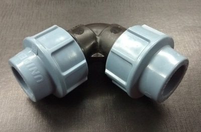 Угол (Отвод) компрессионный  Диаметр 50 давление 16  бар UNIDELTA