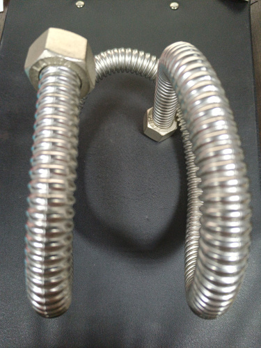 Гибкая подводка из нержавеющей стали  L=200 мм 2,1/2"  Резьба внутренняя-внутренняя 