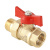 Кран шар. СТАНДАРТ с полусгоном 3/4", вн.-нар. (PN40) VALTEC VT.127.GN.05
