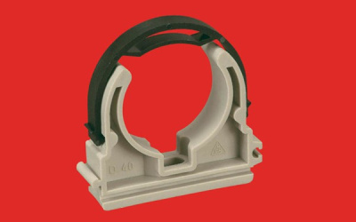 Клипса с лентой 63                                                904063 Зажим с лентой ПП