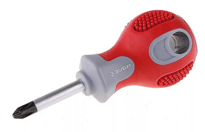 Отвертка ЗУБР ЭКСПЕРТ PH2 x 38 мм ,Cr-v сталь,трехкомпонентная рукоятка.