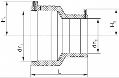 ROFITT (EY075/063) Э.С. Переход, PE100, SDR11, -75x63