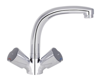 114 NOVA  Смеситель для мойки, излив 150 мм. с классической кран-буксой MOFEM