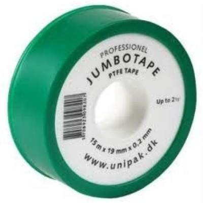 Лента-ФУМ (тефлон Jumbotape) 15мх19ммх0.2мм 